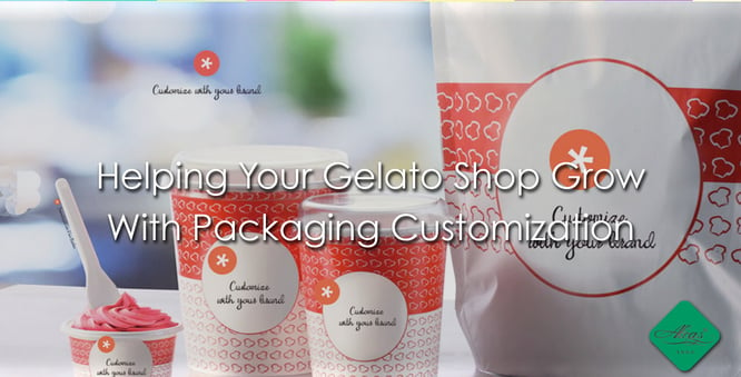Helping Your Gelato Shop Grow  With Packaging Customization