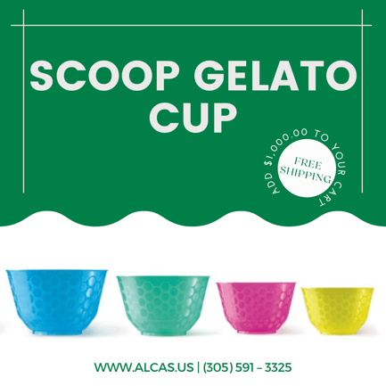 Scoop Gelato Cup